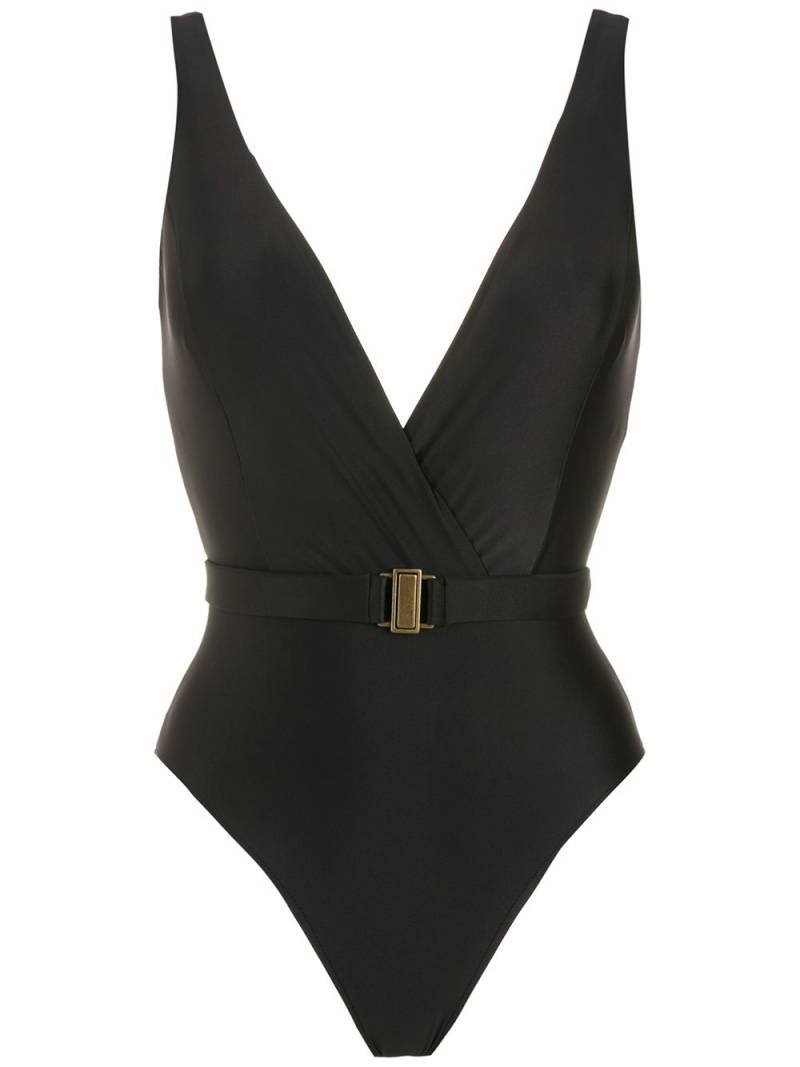 Lygia & Nanny Evita belted swimsuit - Black von Lygia & Nanny