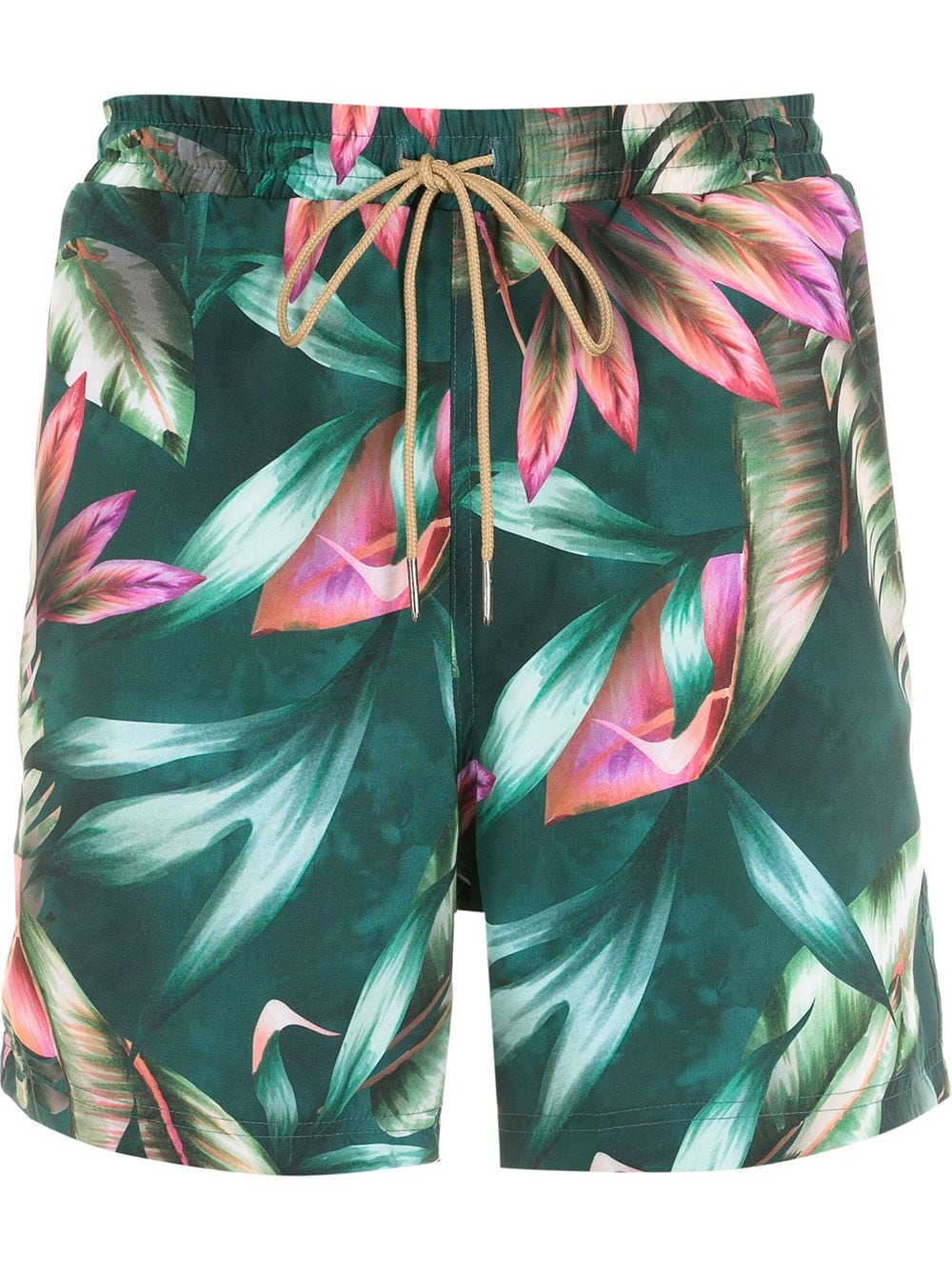 Lygia & Nanny Gil foliage-print swimming shorts - Green von Lygia & Nanny