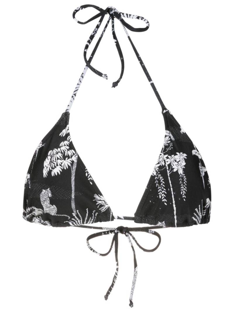 Lygia & Nanny Hanna triangle-cup bikini top - Black von Lygia & Nanny