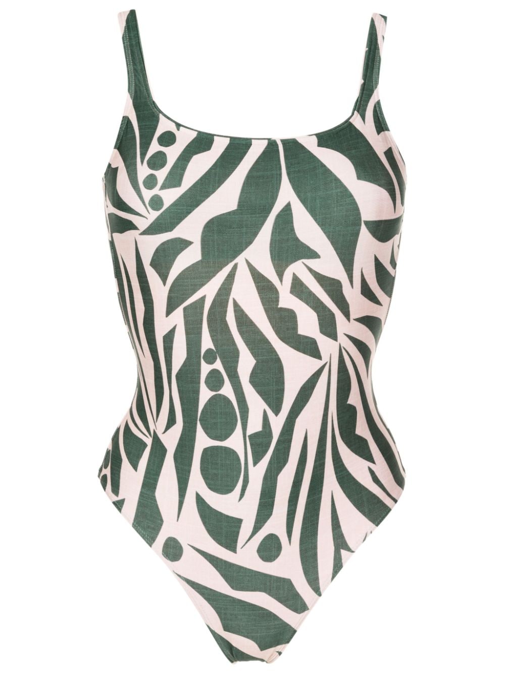 Lygia & Nanny Hapuna abstract-print one-piece - Green von Lygia & Nanny