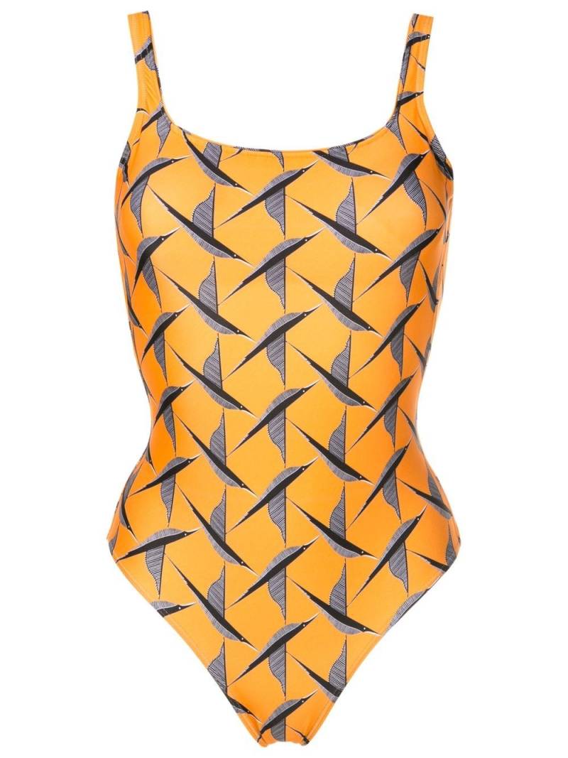 Lygia & Nanny Hapuna bird-print swinsuit - Orange von Lygia & Nanny