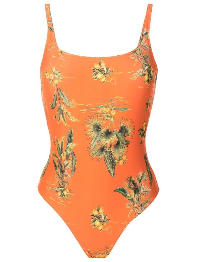 Lygia & Nanny Hapuna floral-print swimsuit - Orange von Lygia & Nanny