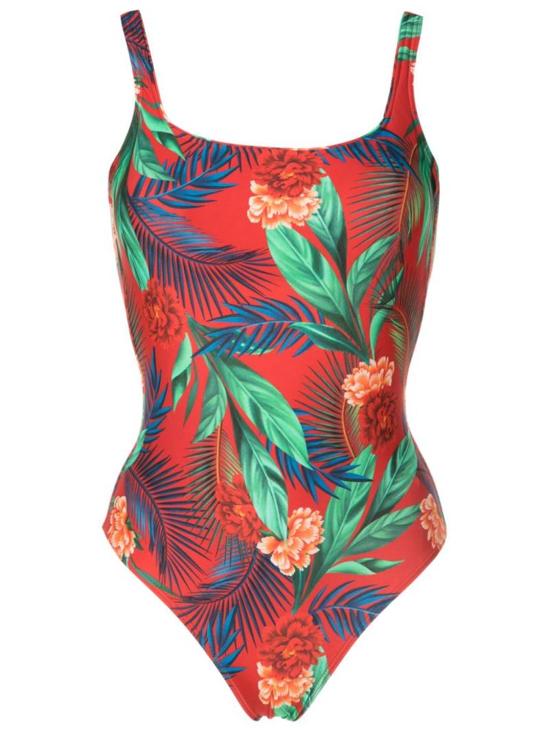 Lygia & Nanny Hapuna floral-print swimsuit - Red von Lygia & Nanny