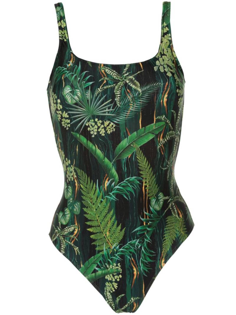 Lygia & Nanny Hapuna leaf-print swimsuit - Green von Lygia & Nanny