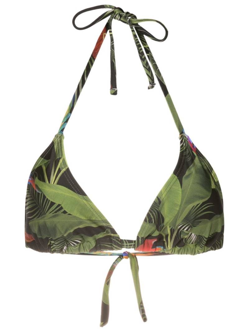 Lygia & Nanny Iasmin botanical-print bikini top - Green von Lygia & Nanny