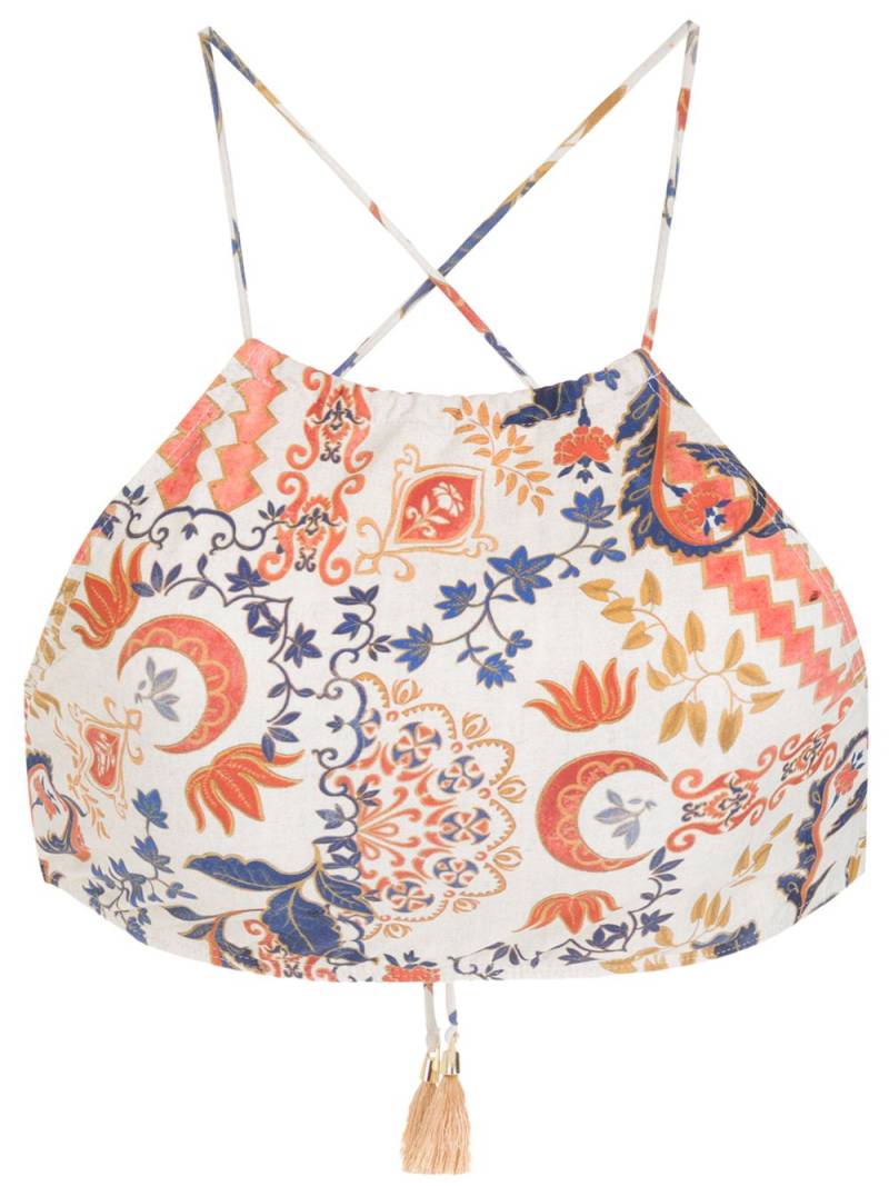 Lygia & Nanny Ilana paisley floral-print bikini - Neutrals von Lygia & Nanny