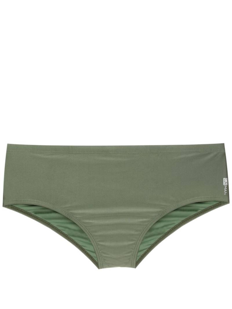 Lygia & Nanny Ilhabela logo-print swim trunks - Green von Lygia & Nanny