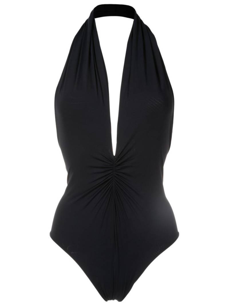 Lygia & Nanny Isatou Fluity halterneck swimsuit - Black von Lygia & Nanny