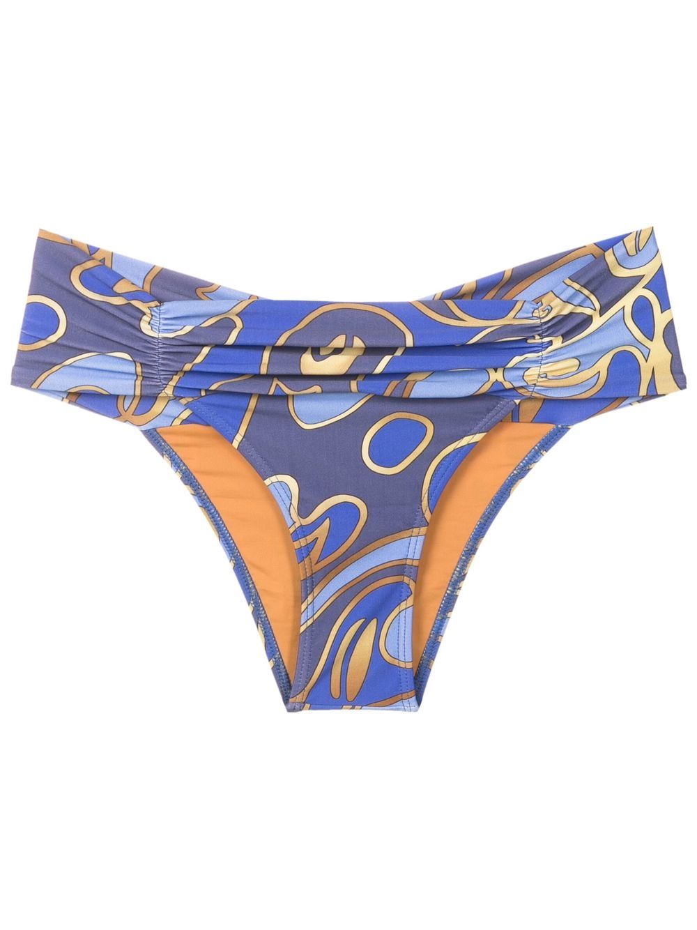 Lygia & Nanny Jasper graphic-print bikini bottoms - Blue von Lygia & Nanny