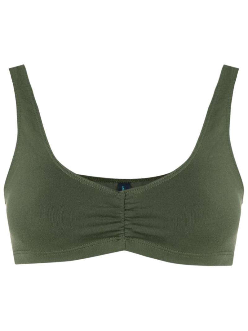 Lygia & Nanny Kick ruched sports bra - Green von Lygia & Nanny