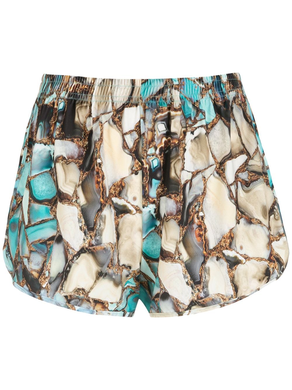 Lygia & Nanny Lee gemstone-print shorts - Blue von Lygia & Nanny