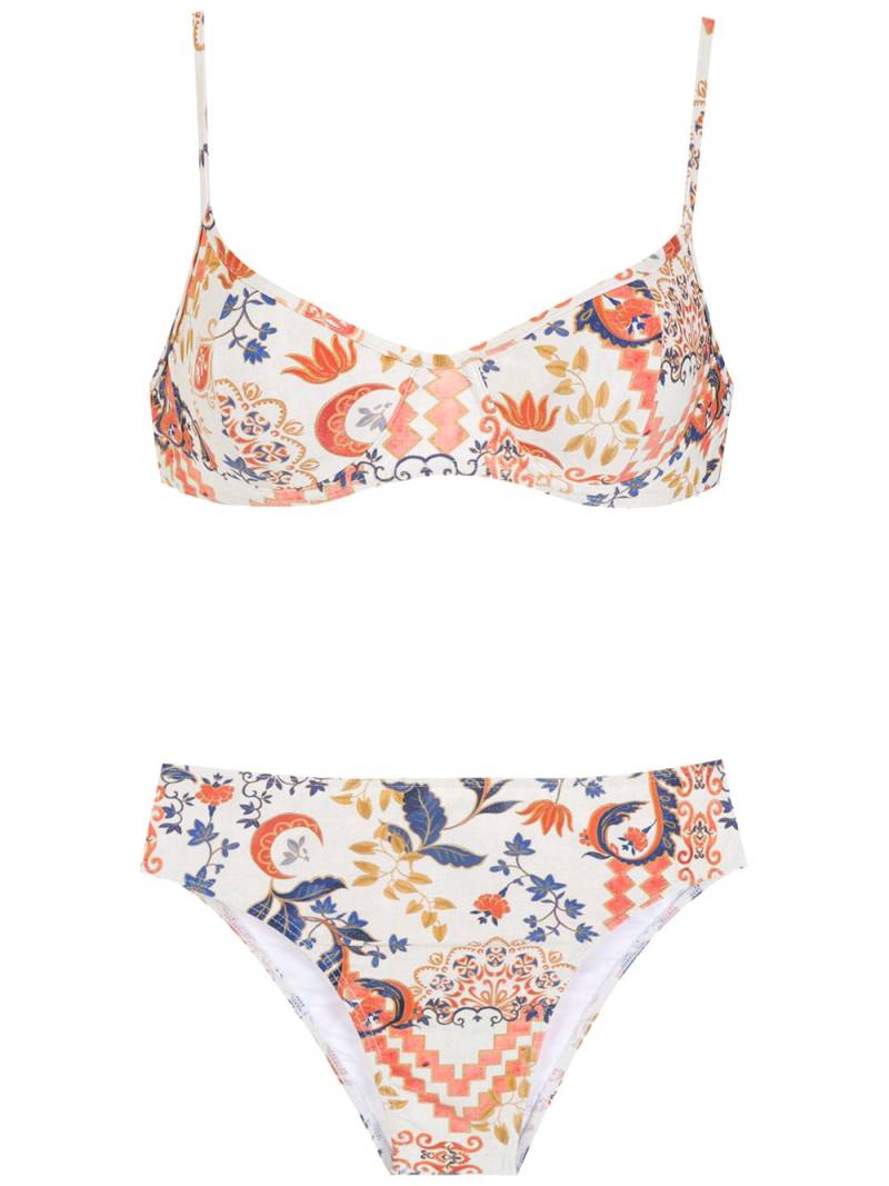 Lygia & Nanny Lilica estampado bikini - Neutrals von Lygia & Nanny