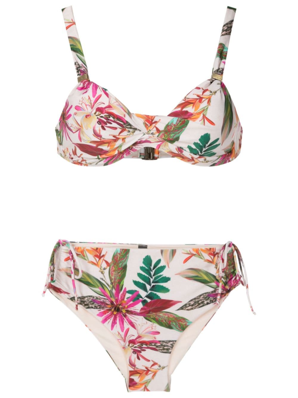 Lygia & Nanny Marcela floral-print bikini - White von Lygia & Nanny