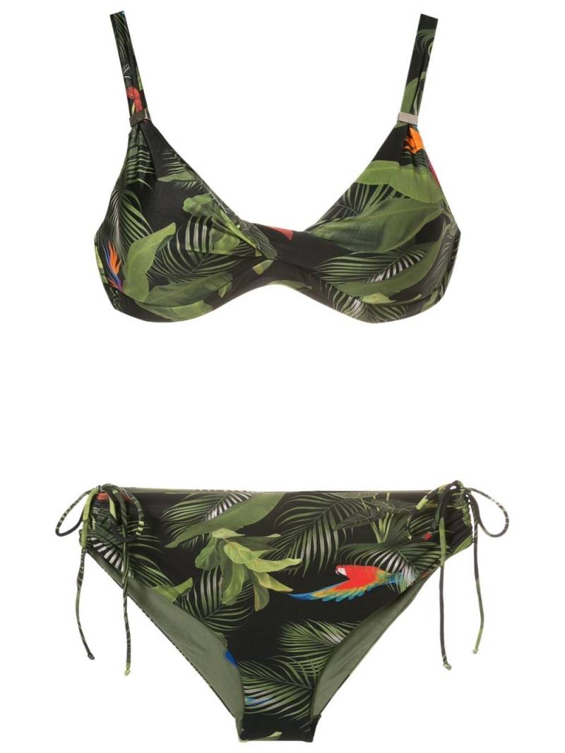 Lygia & Nanny Marcela high-waist bikini set - Green von Lygia & Nanny