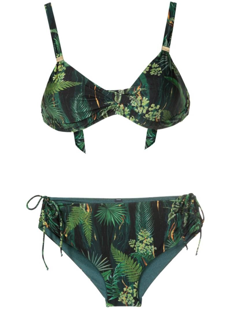 Lygia & Nanny Marcela leaf-print bikini - Green von Lygia & Nanny