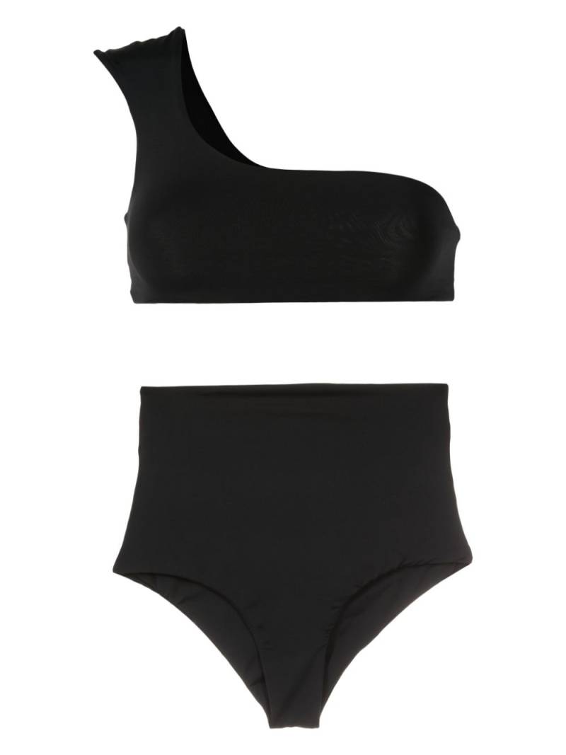 Lygia & Nanny Marjory Fluity one-shoulder bikini - Black von Lygia & Nanny