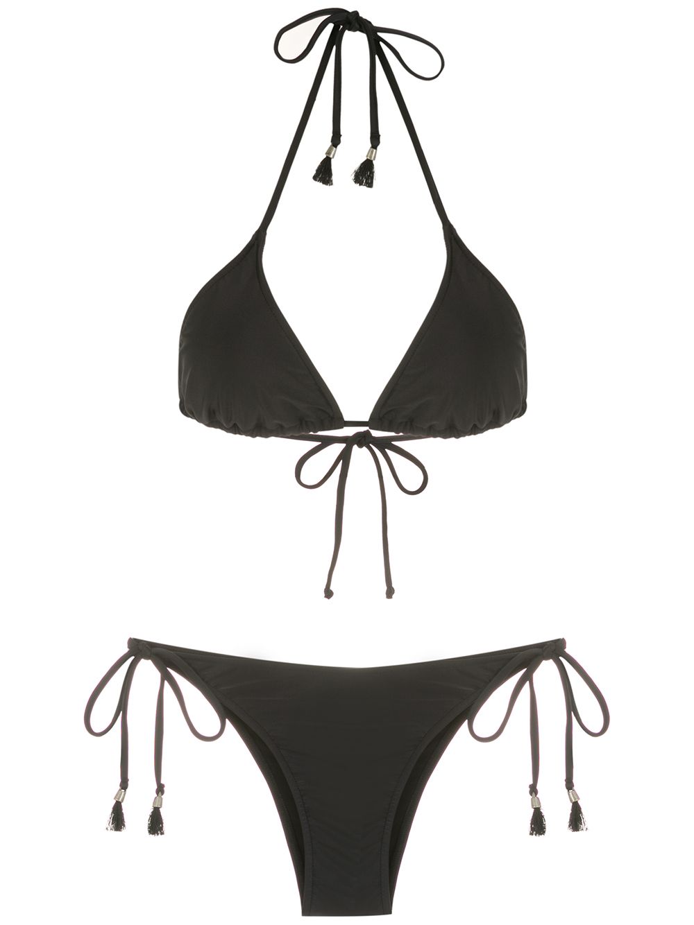 Lygia & Nanny Maya triangle bikini - Black von Lygia & Nanny