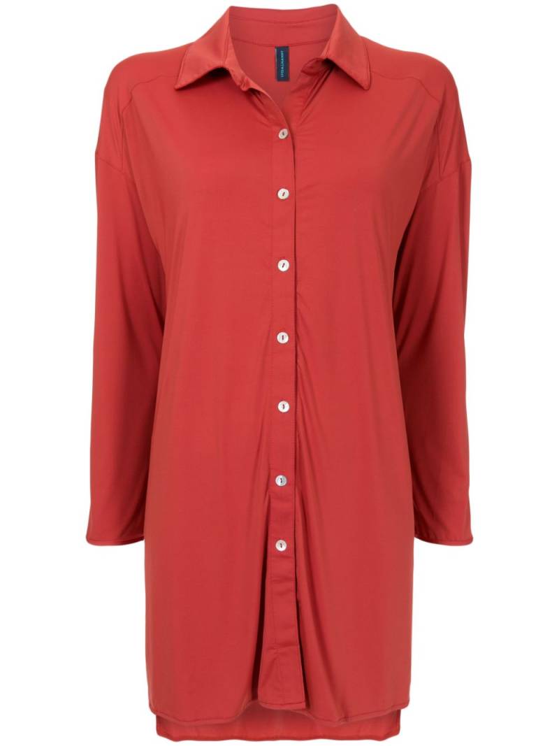 Lygia & Nanny Meline long-sleeve shirtdress - Red von Lygia & Nanny