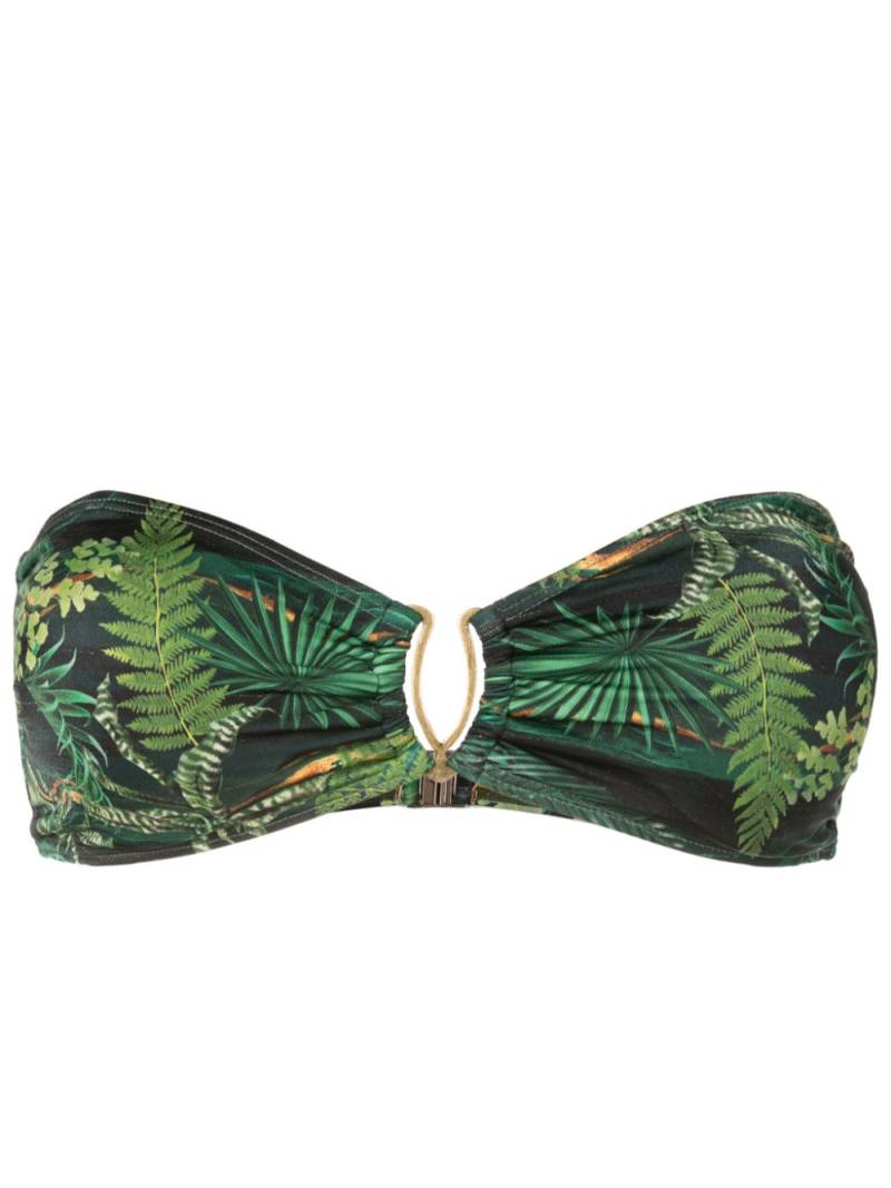 Lygia & Nanny Mika leaf-print bikini top - Green von Lygia & Nanny