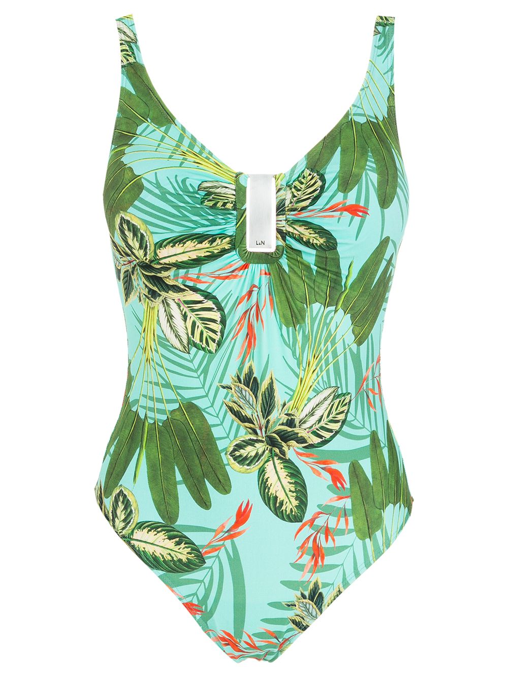 Lygia & Nanny Mirassol tropical print swimsuit - Black von Lygia & Nanny