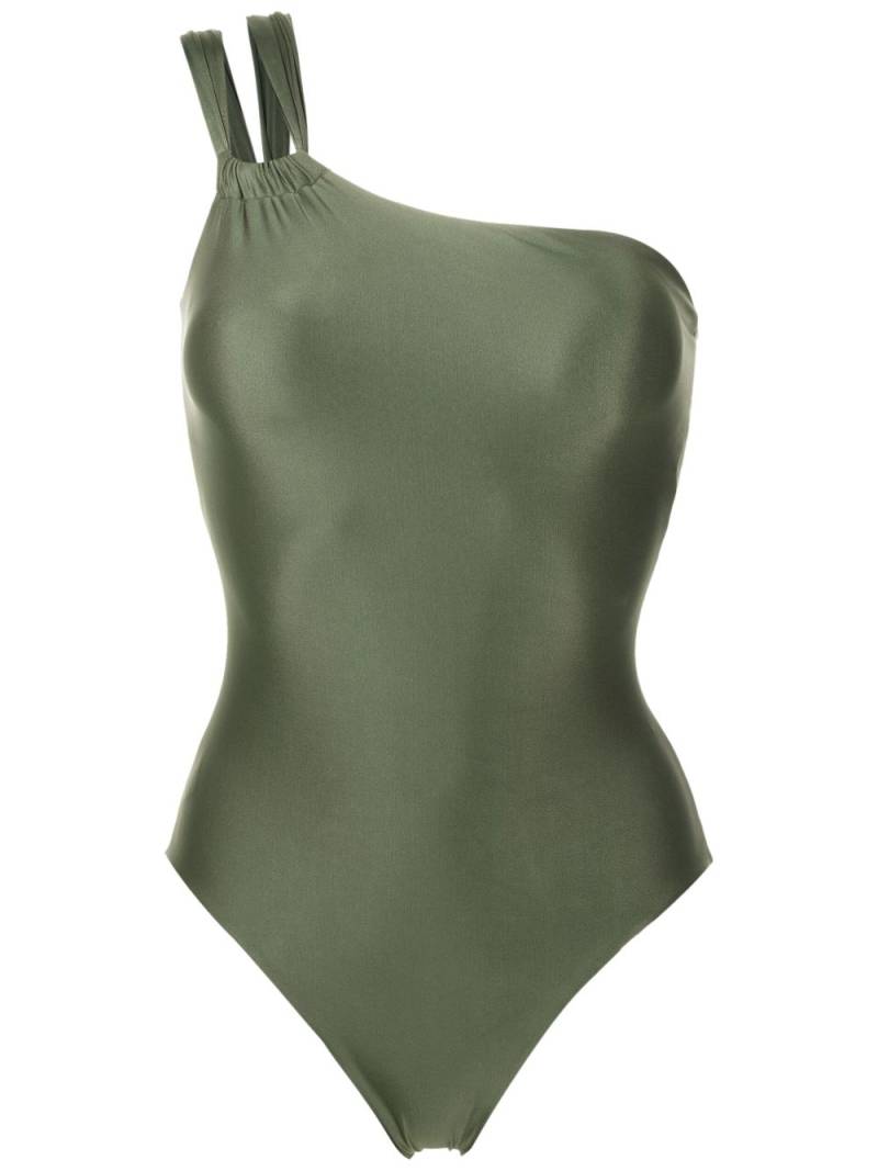 Lygia & Nanny Miusha Liso one-shoulder swimsuit - Green von Lygia & Nanny