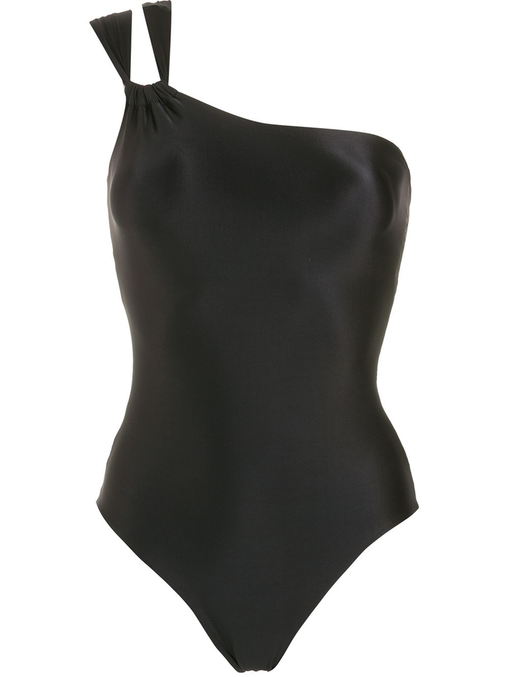 Lygia & Nanny Miusha one shoulder swimsuit - Black von Lygia & Nanny