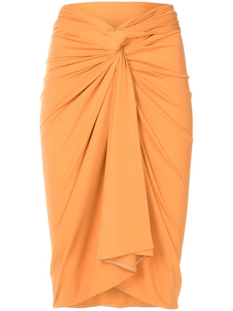 Lygia & Nanny Orixá wrap skirt - Orange von Lygia & Nanny