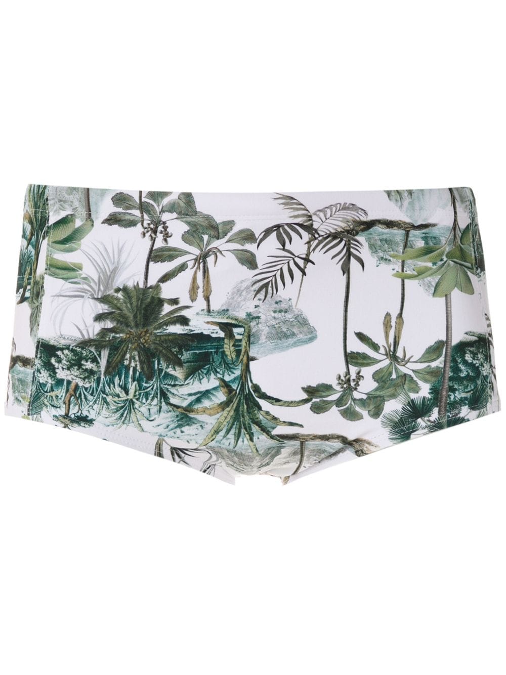 Lygia & Nanny Parati printed trunks - White von Lygia & Nanny