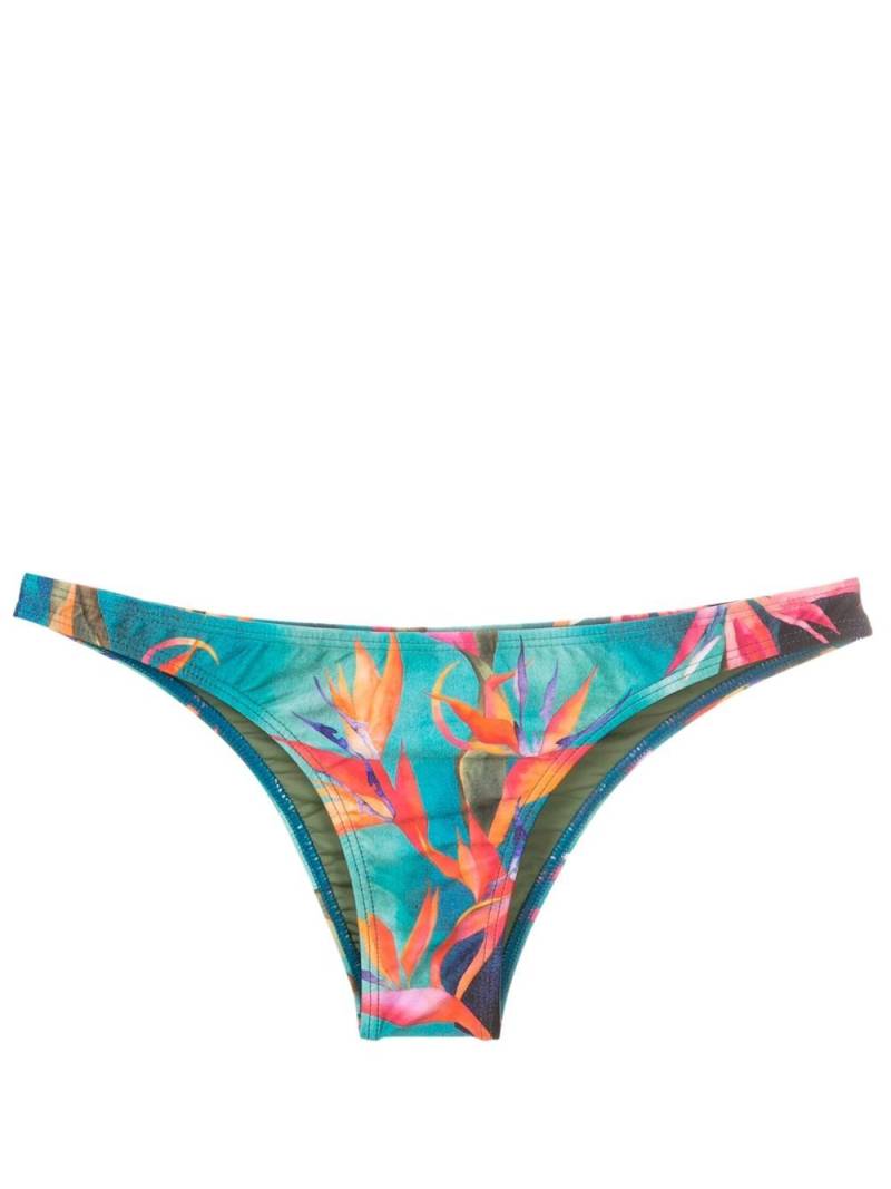 Lygia & Nanny Poipu-printed bikini bottoms - Blue von Lygia & Nanny