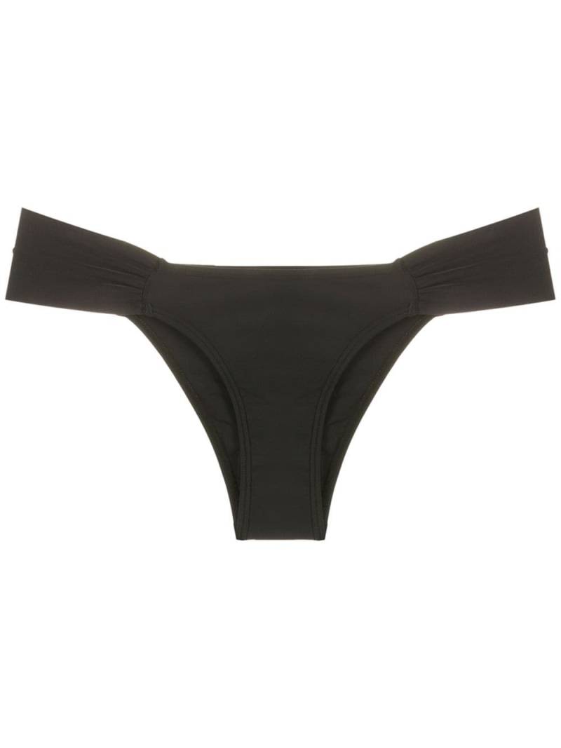 Lygia & Nanny Ritz ruched bikini bottoms - Black von Lygia & Nanny