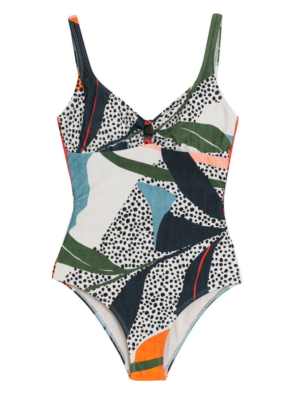 Lygia & Nanny Roberta printed swimsuit - Black von Lygia & Nanny