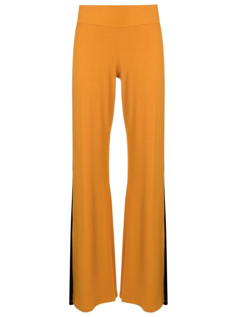 Lygia & Nanny Saira flared jersey trousers - Yellow von Lygia & Nanny