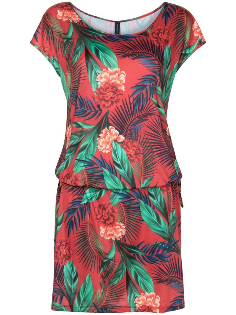 Lygia & Nanny Shiva botanical-print minidress - Red von Lygia & Nanny