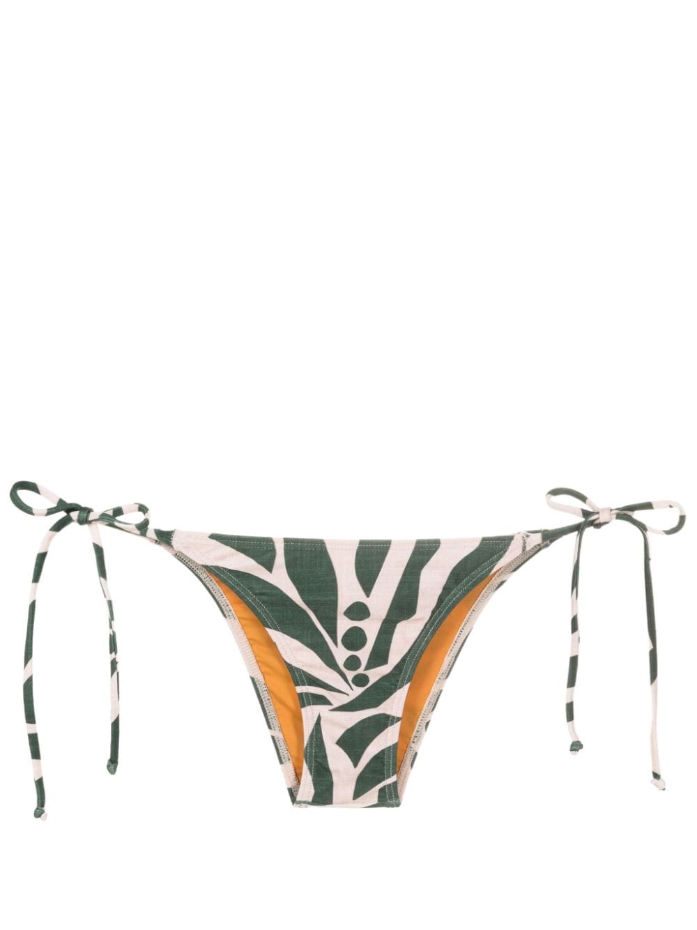 Lygia & Nanny Thai low-rise bikini bottom - Green von Lygia & Nanny