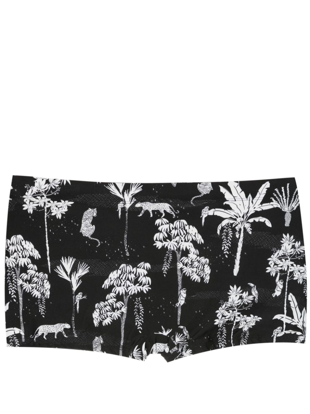 Lygia & Nanny Tijuca jungle-print swimming trunks - Black von Lygia & Nanny