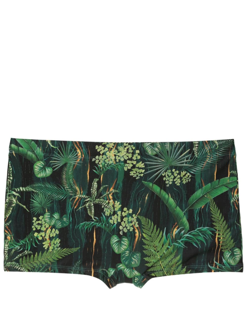 Lygia & Nanny Tijuca leaf-print swimming trunks - Green von Lygia & Nanny