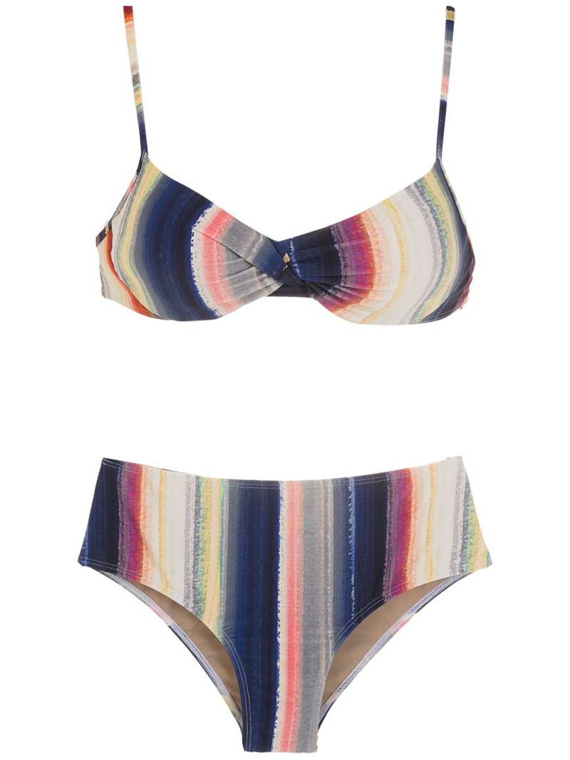 Lygia & Nanny Verônica stripe-print bikini set - Multicolour von Lygia & Nanny