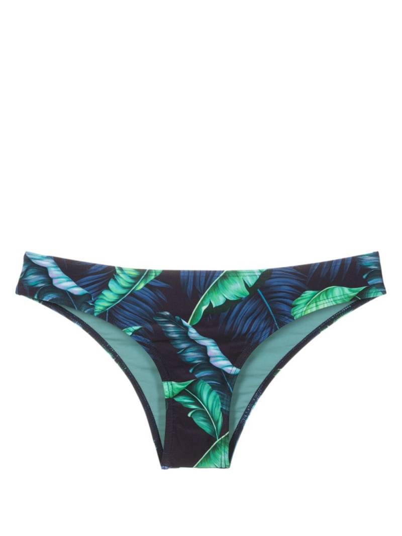 Lygia & Nanny Waikiki leaf-print bikini bottoms - Blue von Lygia & Nanny