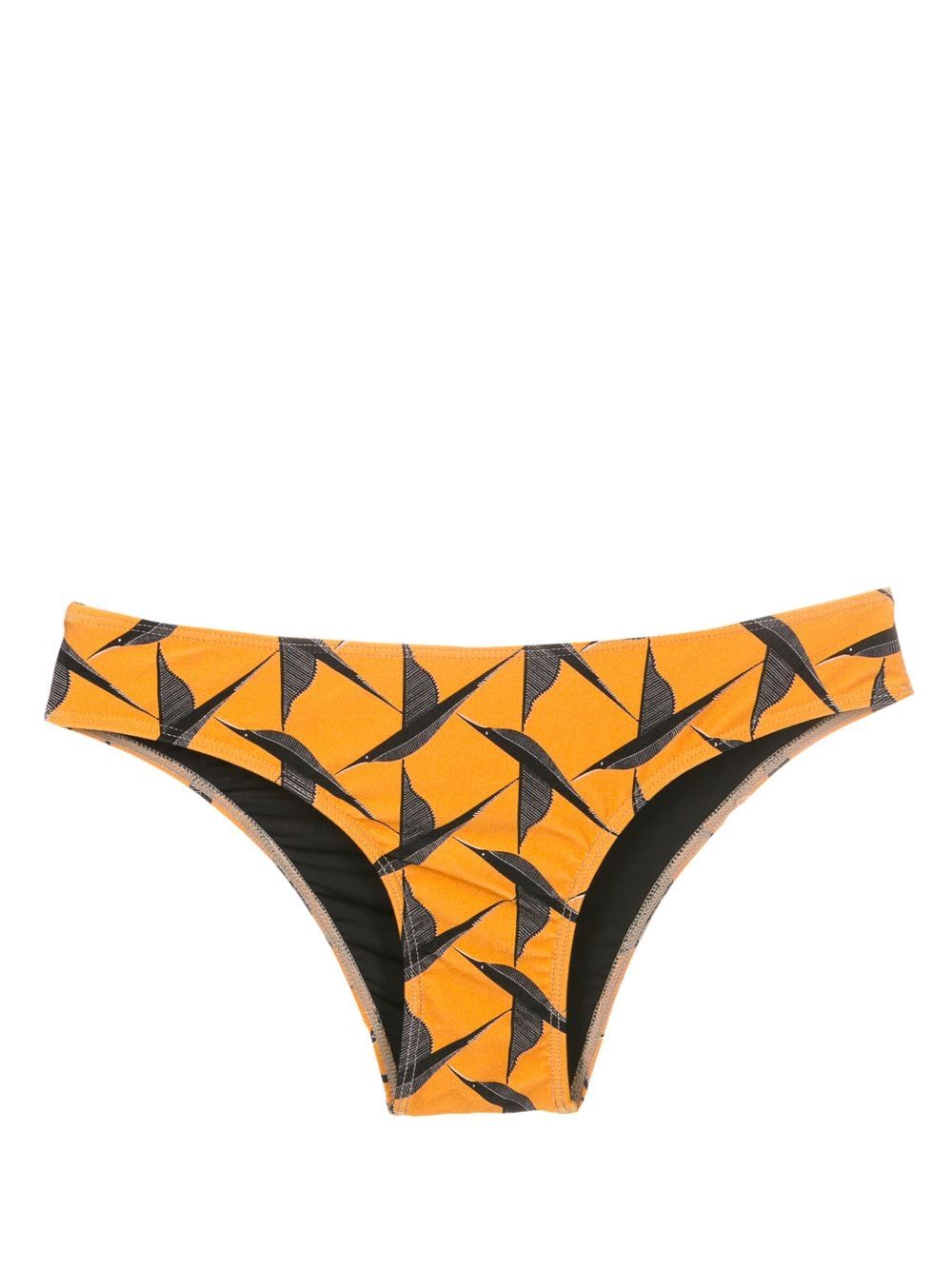 Lygia & Nanny Waikiki bird-motif bikini bottoms - Orange von Lygia & Nanny