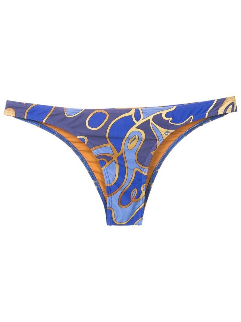 Lygia & Nanny graphic-print bikini - Blue von Lygia & Nanny