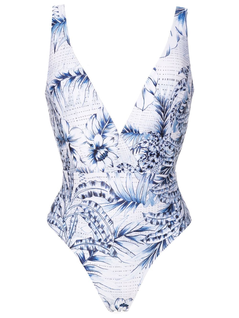 Lygia & Nanny graphic-print swimsuit - Blue von Lygia & Nanny