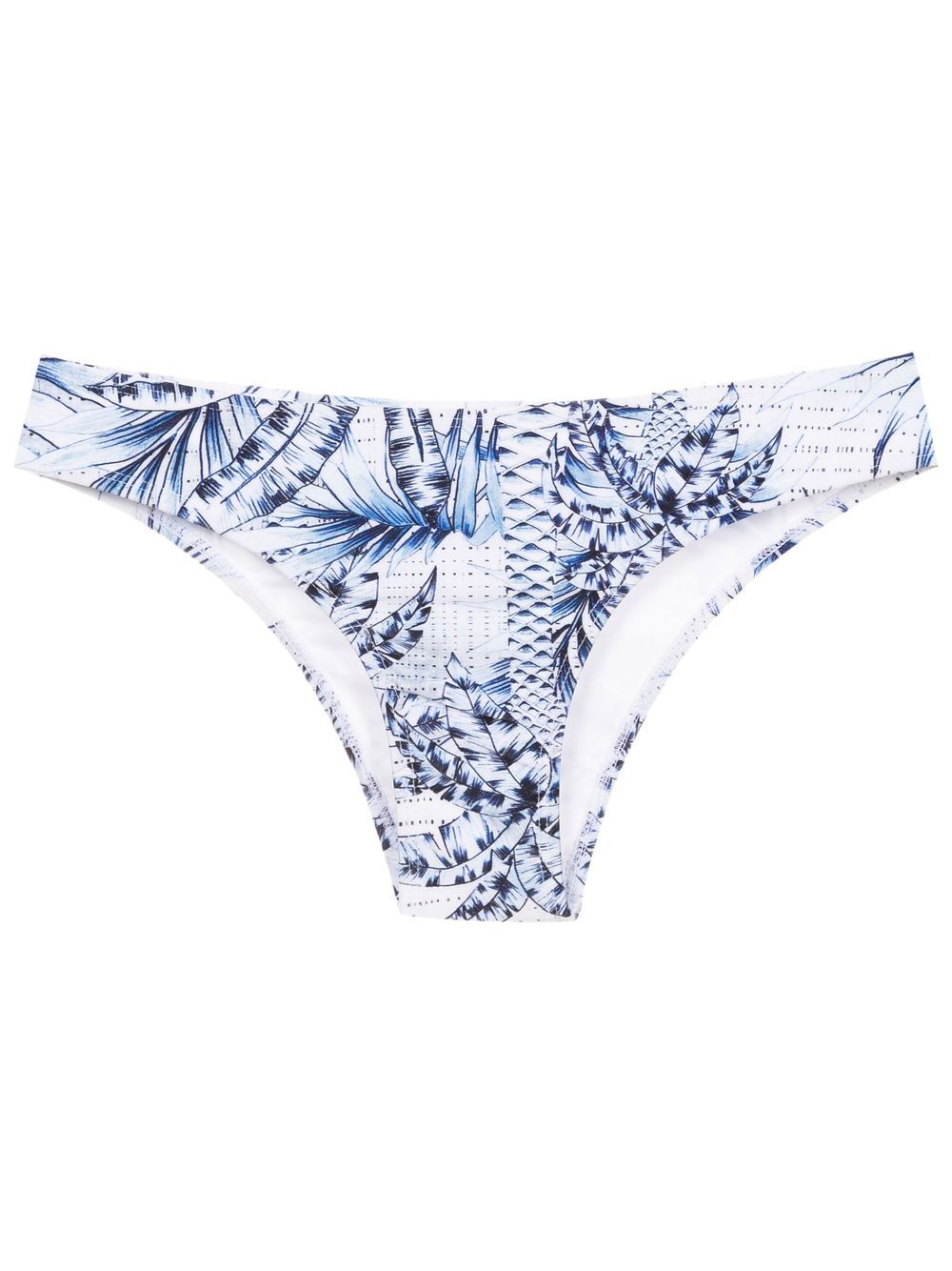 Lygia & Nanny palm-tree print bikini bottoms - Blue von Lygia & Nanny