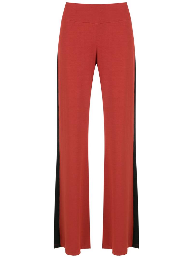 Lygia & Nanny side-stripe trousers - Red von Lygia & Nanny