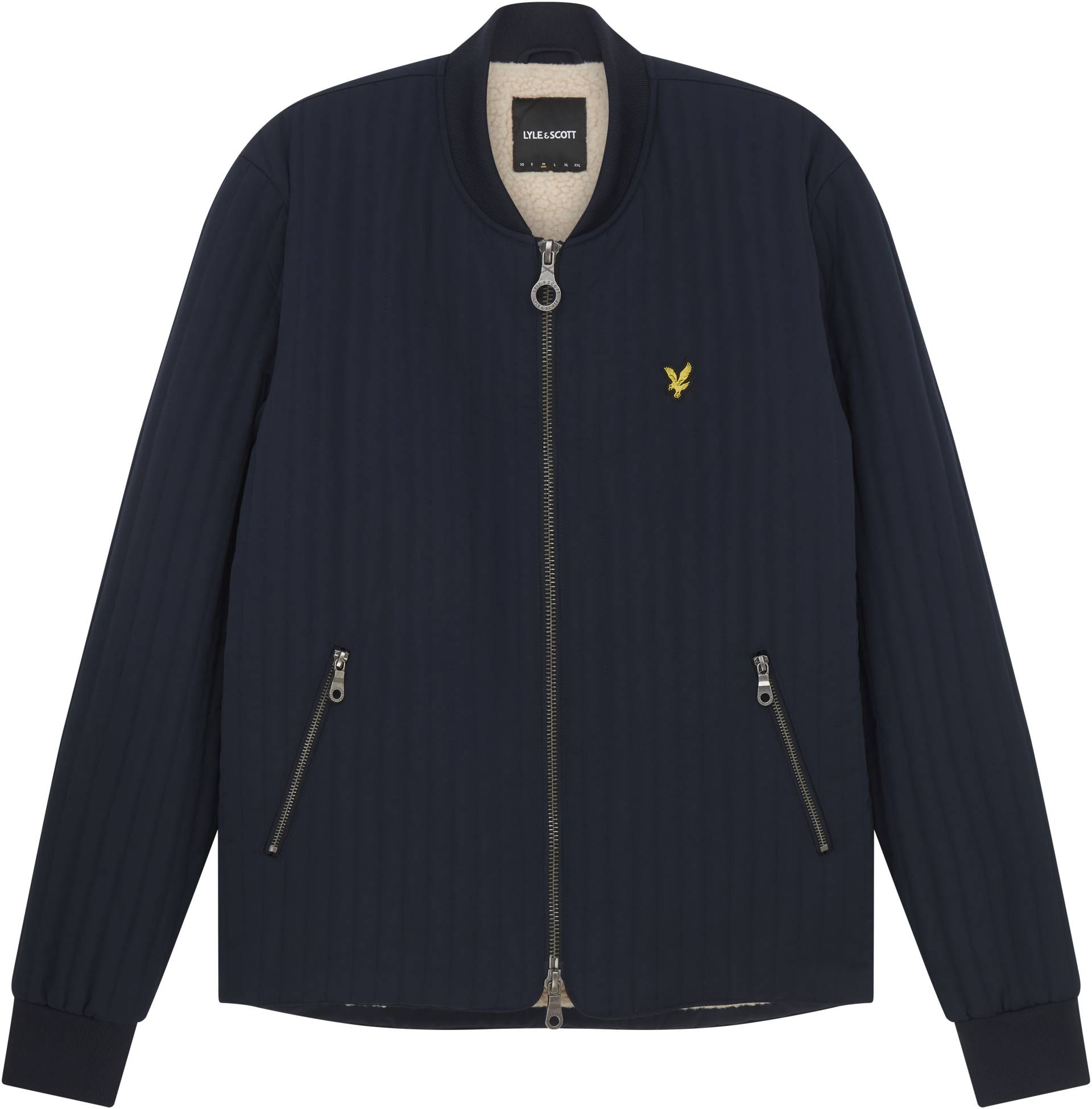 Lyle & Scott Bomberjacke, mit vertikale Steppungen von Lyle & Scott