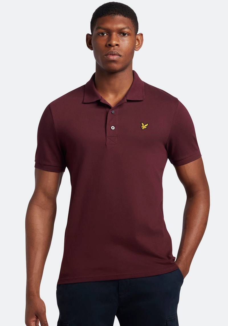 Lyle & Scott Poloshirt, mit Logostickerei auf der Brust von Lyle & Scott