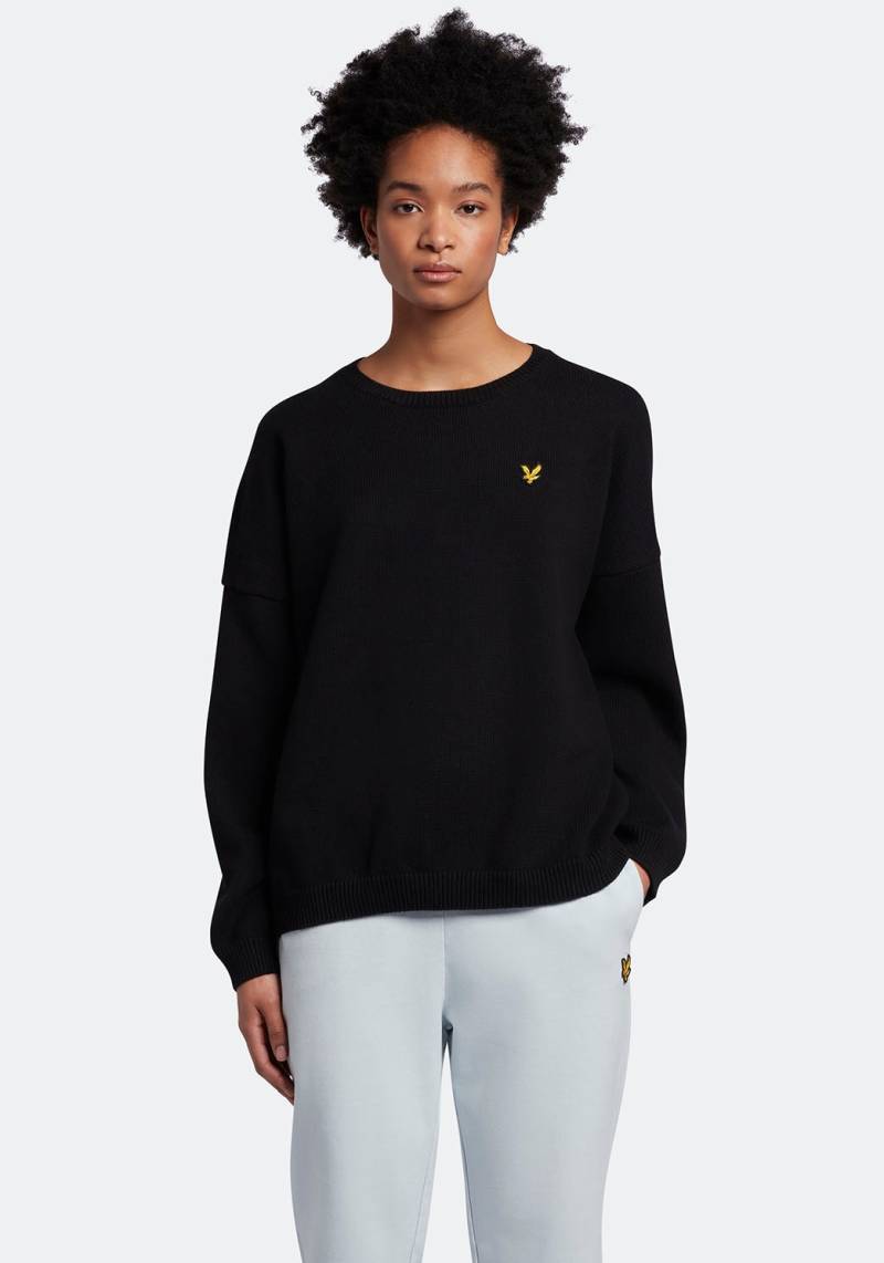 Lyle & Scott Rundhalspullover, mit überschnittenen Schultern von Lyle & Scott