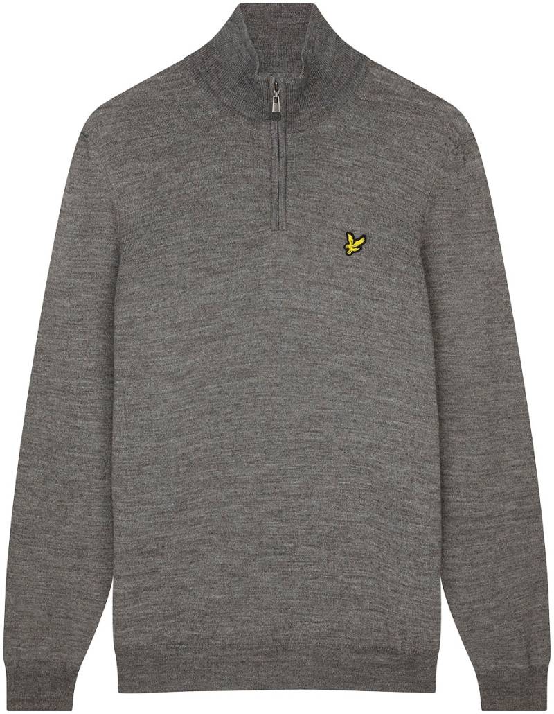 Lyle & Scott Stehkragenpullover, mit Logostickerei auf der Brust von Lyle & Scott