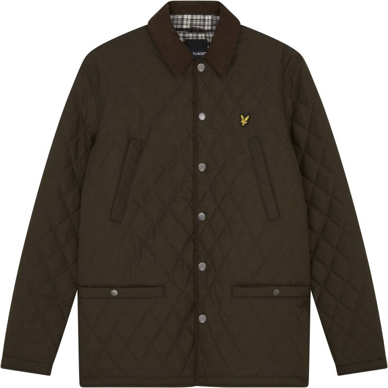 Lyle & Scott Steppjacke, mit Logostickerei auf der Brust von Lyle & Scott