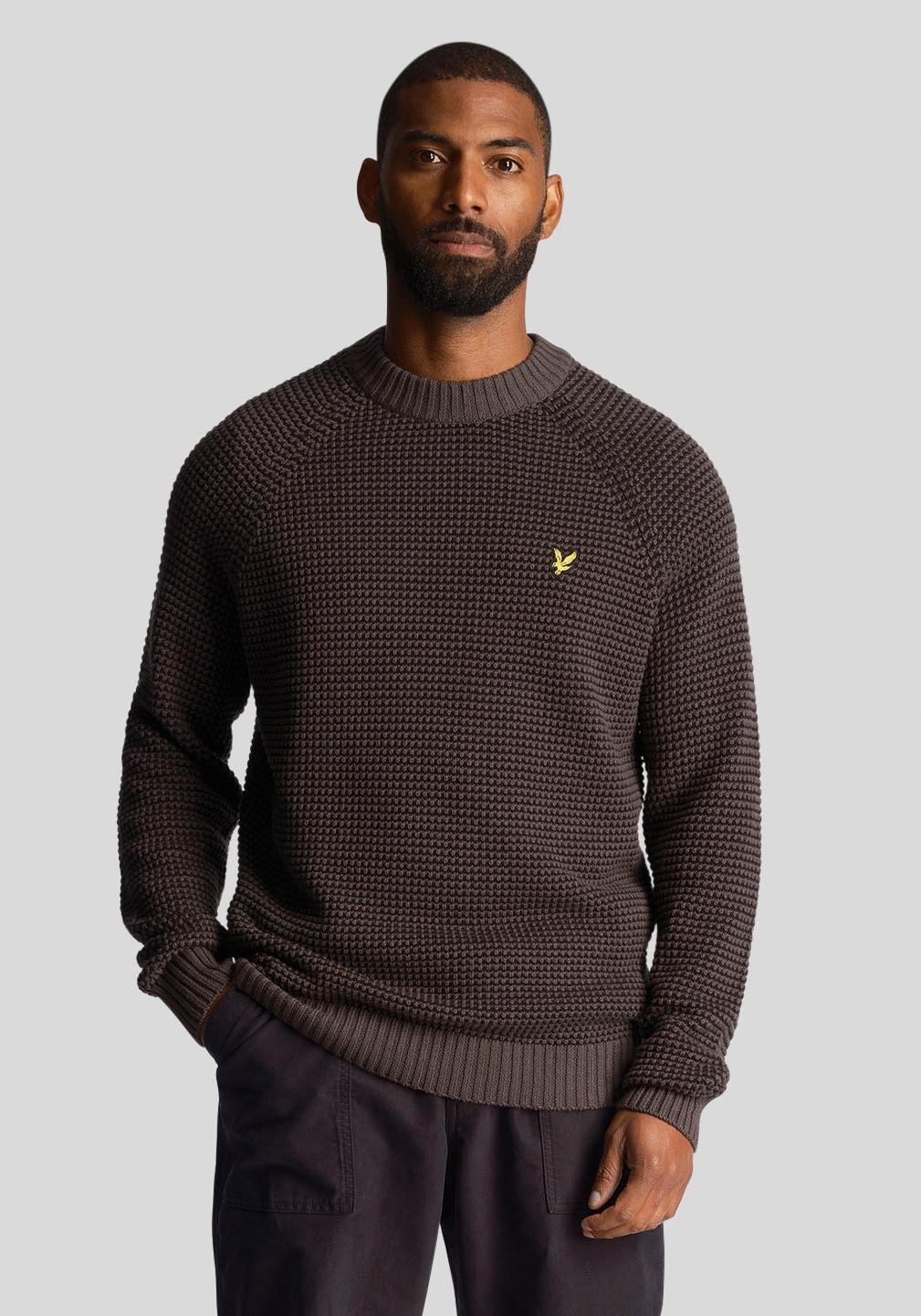 Lyle & Scott Strickpullover, mit Logostickerei von Lyle & Scott