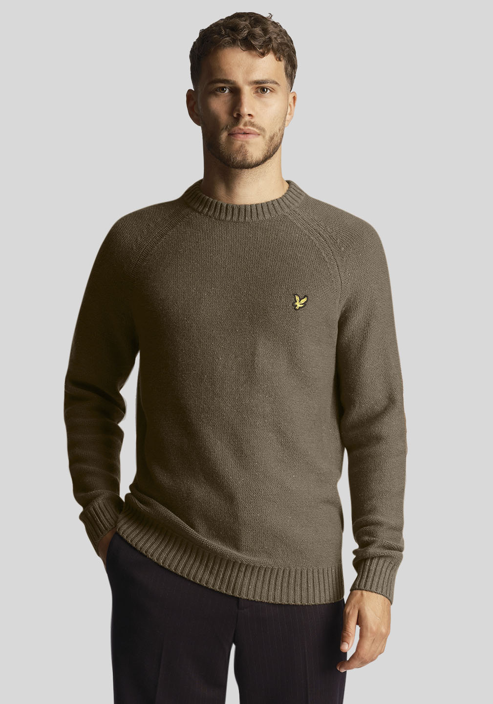 Lyle & Scott Strickpullover, mit Logostickerei von Lyle & Scott